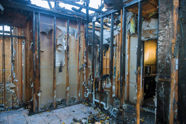 Professional Fire Damage Removal technician working in Lehighton, PA